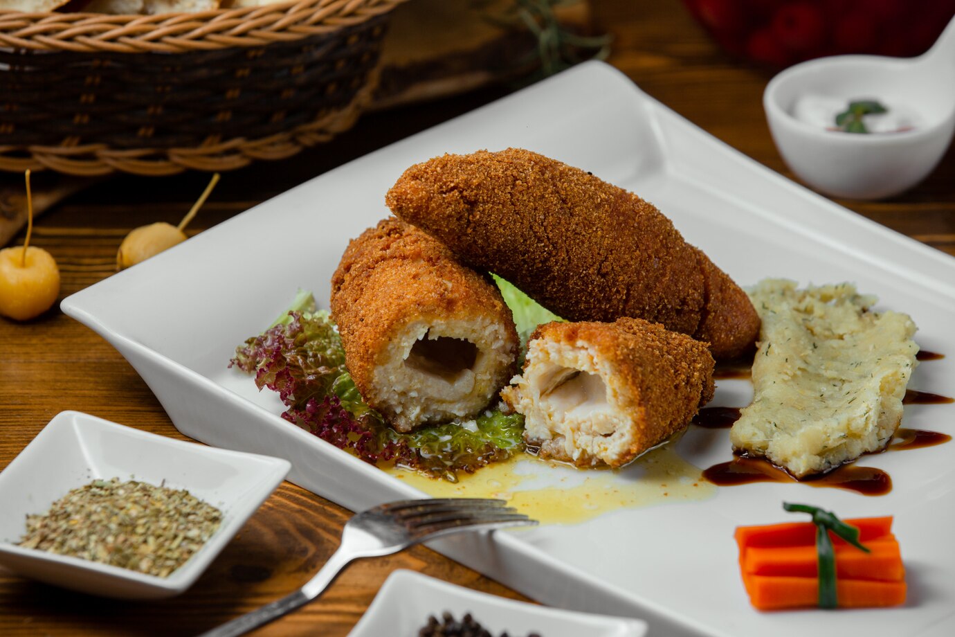 Stuffed Chicken Fried Image